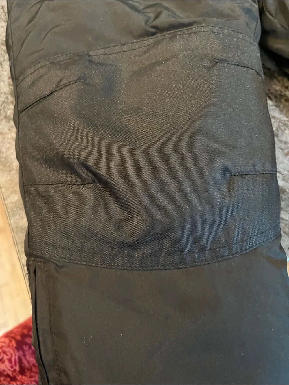 Kids' Black Insulated Snow Overalls - Unbranded